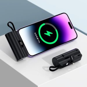 Жижиг Зөөврийн цэнэглэгч, USB-C, Хар